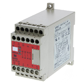 Relais de sécurité, arrêts d'urgence 3PST-NO 5A+SPST-NF 24Vac/dc-Lire la description