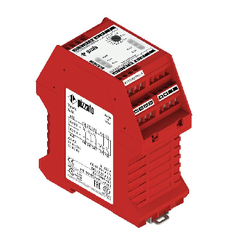 Module de sécurité 3NO instantanés + 2NO retardés de 30 à 300 s, pas 30 s, catégorie 4, 24Vac/dc, bornes à vis - CS AT-14V024-Lire la description
