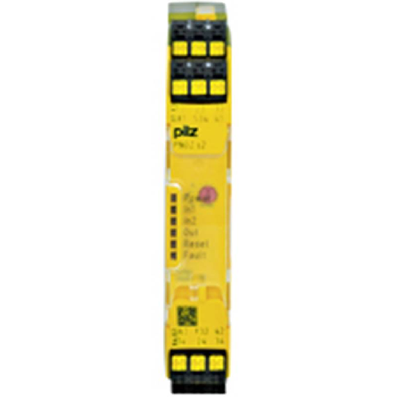 Relais de sécurité 3NO+1NF (1so) 24VDC, bornes à ressort-Lire la description