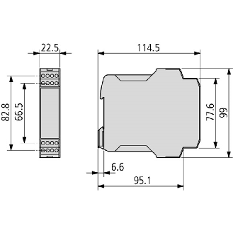 Augmentation du nombre de contacts,24VDC/AC,5 circuits de validation-Lire la description