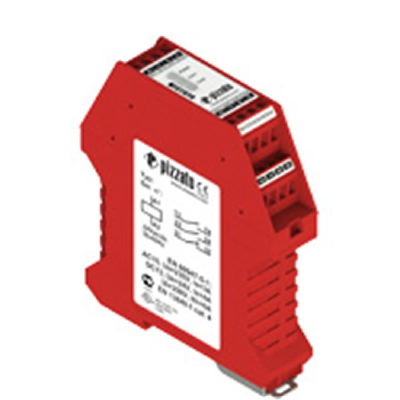 Relais de sécurité Cat. 4, 2NO+1NF, 22,5mm, 24Vac/dc, bornes à vis-Leggi tutto