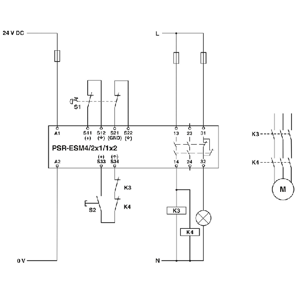 Relais de sécurité 24V DC avec bornes à vis Relais de sécurité 24V DC avec bornes à vis-Lire la description