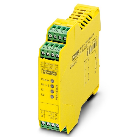 Relais de sécurité 24V DC avec bornes à vis Relais de sécurité 24V DC avec bornes à vis-Lire la description