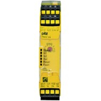 Relais de sécurité 3NO+1NF 24VDC, bornes à ressort, version vernie-Lire la description