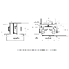 Boîtier multipistes inductif, 3x capteurs, PNP NO+NF, 16mm, 2xM25