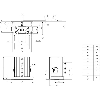 Boîtier multipistes mécanique, 3x toit, 12mm, M20x1.5