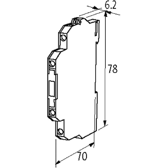 Module-optocoupleur, 24VAC/DC, transistor 10A, 10-53VDC, 0-5VDC-Lire la description
