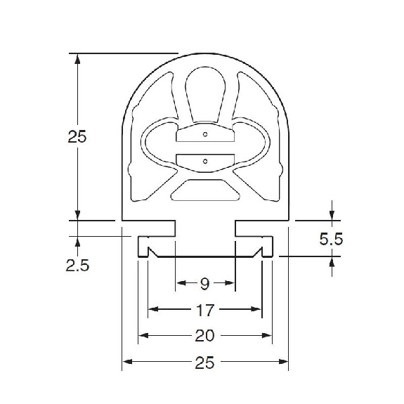 Bord sensible L=2000mm Câble 2 fils 2000mm + Terminaison Bord sensible L=2000mm Câble 2 fils 2000mm + Terminaison-Lire la description