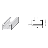Bord sensible L=2000mm Câble 2 fils 2000mm + Terminaison
