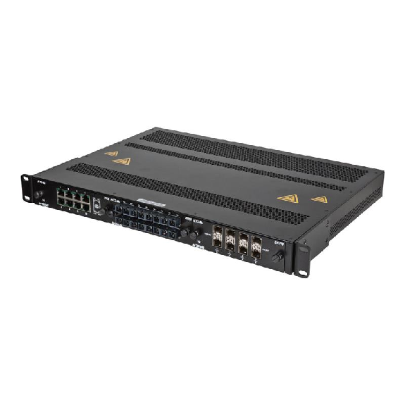 Switch géré 1U montage rack modulaire 24p Gigabit 1xVAC/DC Switch géré 1U montage rack modulaire 24p Gigabit 1xVAC/DC-Lire la description