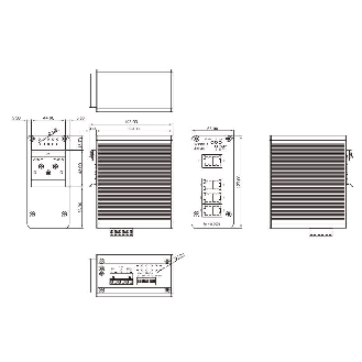 Switch Ethernet non géré 8 ports 10/100 TX-Lire la description