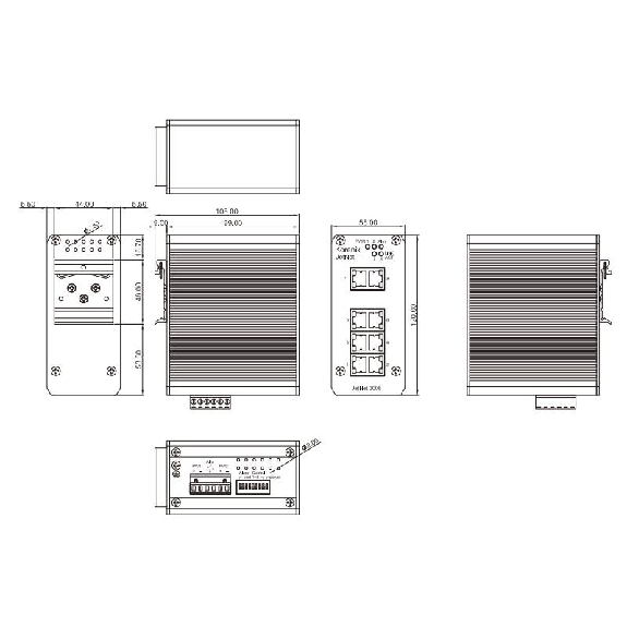 Switch Ethernet non géré 8 ports 10/100 TX-Lire la description