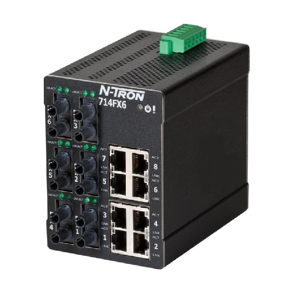 Switch géré 14p 8xRJ45 10/100, 6xFIBRE s.mode ST 40 km Switch géré 14p 8xRJ45 10/100, 6xFIBRE s.mode ST 40 km-Lire la description