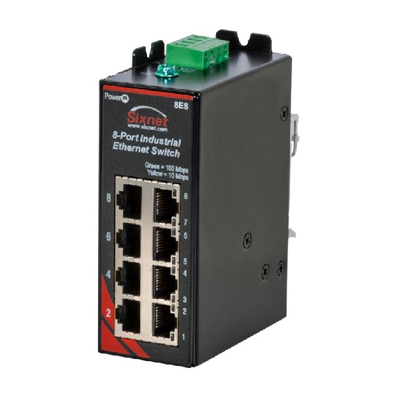 Switch non géré 8p 8xRJ45 10/100, métal-Lire la description