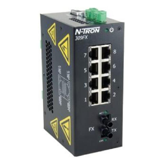 Switch non géré 9p 8xRJ45 10/100, 1xFIBRE s.mode ST 80 km-Lire la description
