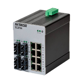 Switch non géré 12p 8xRJ45 10/100, 4xFIBRE s.mode SC 15 km-Lire la description
