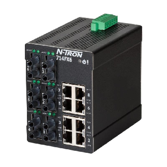 Switch géré 14p 8xRJ45 10/100, 6xFIBRE s.mode SC 15 km-Lire la description