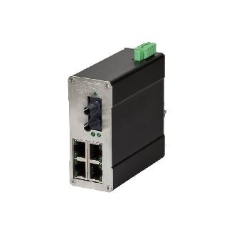 Switch non géré 5p 4xRJ45 10/100, 1xFIBRE s.mode ST, 80 km, opt MDR-Lire la description
