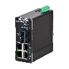Switch non géré 5p 4xRJ45 10/100 (4xPoE), 1xFIBRE s.mode SC, 80 km