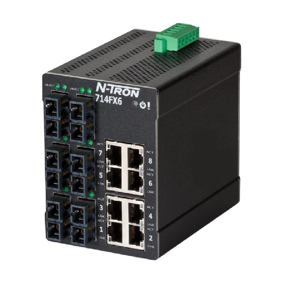 Switch géré 14p 8xRJ45 10/100, 6xFIBRE m.mode SC 2 km Switch géré 14p 8xRJ45 10/100, 6xFIBRE m.mode SC 2 km-Lire la description