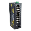 Switch surveillé 17p 16xRJ45 10/100, 1xFIBRE s.mode ST 80 km, N-VIEW