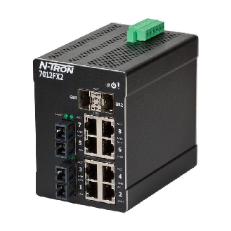 Switch géré 12p 8xRJ45 10/100, 2xFIBRE s.m. ST 15 km, 2xSFP G.bit-Lire la description