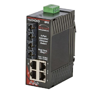 Switch surveillé 6p 4xRJ45 10/100, 2xFIBRE m.mode SC 4 km-Lire la description