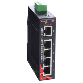 Switch non géré 5p 5xRJ45 10/100, IP30, - 40 à 60°C, rail DIN-Lire la description