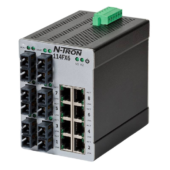 Switch non géré 14p 8xRJ45 10/100, 6xFIBRE m.mode ST 2 km Switch non géré 14p 8xRJ45 10/100, 6xFIBRE m.mode ST 2 km-Lire la description