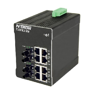 Switch géré 10p 8xRJ45 10/100, 2xFIBRE s.mode SC 80 km, HV-Lire la description