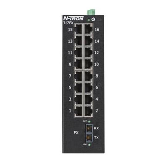Switch surveillé 17p 16xRJ45 10/100, 1xFIBRE s.mode ST 15 km, N-VIEW Switch surveillé 17p 16xRJ45 10/100, 1xFIBRE s.mode ST 15 km, N-VIEW-Lire la description