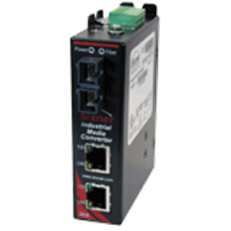 Switch non géré 3p 2xRJ45 10/100, 1xFIBRE singlemode ST, 40+km, métal-Lire la description