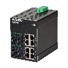 Switch géré 12p 8xRJ45 10/100, 4xFIBRE s.mode SC 15 km