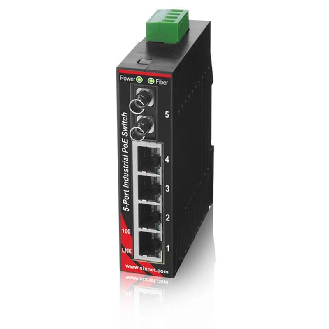 Switch non géré 5p 4xRJ45 10/100 (4 PoE) 1xFIBRE m.mode SC 4 km-Lire la description