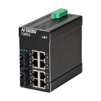 Switch géré 10p 8xRJ45 10/100, 2xFIBRE m.mode SC 2 km-Lire la description