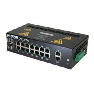 Switch géré 18p 16xRJ45 10/100, 2xSFP Gigabit-Lire la description