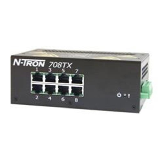 Switch géré 8p 8xRJ45 10/100, 10-30VDC-Lire la description