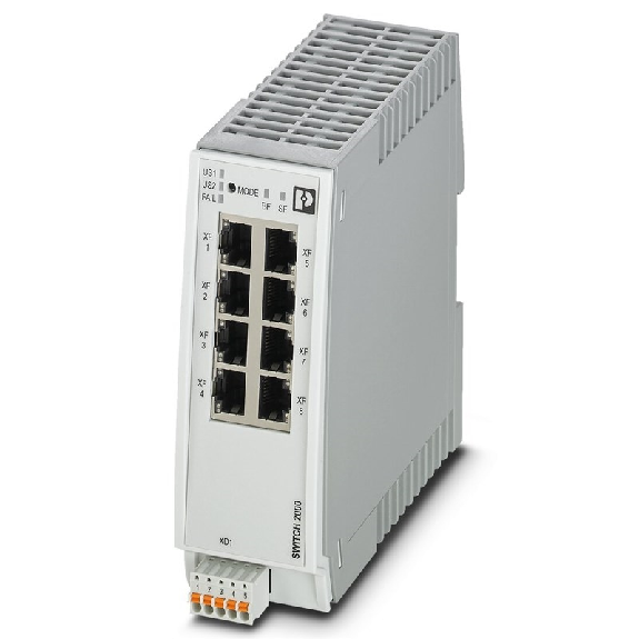 Switch managé 8 Ports RJ45 10/100/1000 Mbit/s IP20, PROFINET-Lire la description