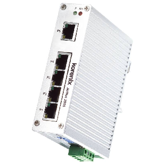 Switch non géré 5p 5xRJ45 10/100, rail DIN, métal-Lire la description