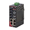 Switch surveillé 6p 4xRJ45 10/100, 2xFIBRE s.mode ST 40+km