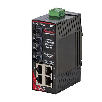 Switch surveillé 6p 4xRJ45 10/100, 2xFIBRE s.mode ST 40+km-Lire la description