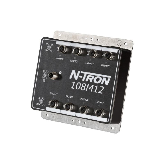 Switch IP67 non géré 8p 8xM12 4p codé-D 10/100-Lire la description