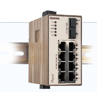 Switch géré 8xRJ45 10/100 2x100/1000 SFP cuivre TX ou fibre FX-Lire la description
