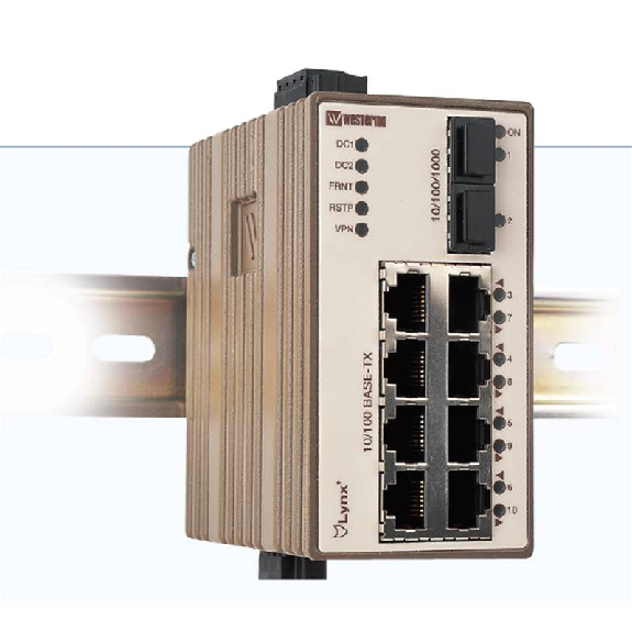 Switch géré 8xRJ45 10/100 2x100/1000 SFP cuivre TX ou fibre FX-Lire la description