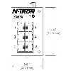 Switch non géré 6p 6xRJ45 10/100, 10-30VDC, IP30 -40° à 80°C,Rail DIN