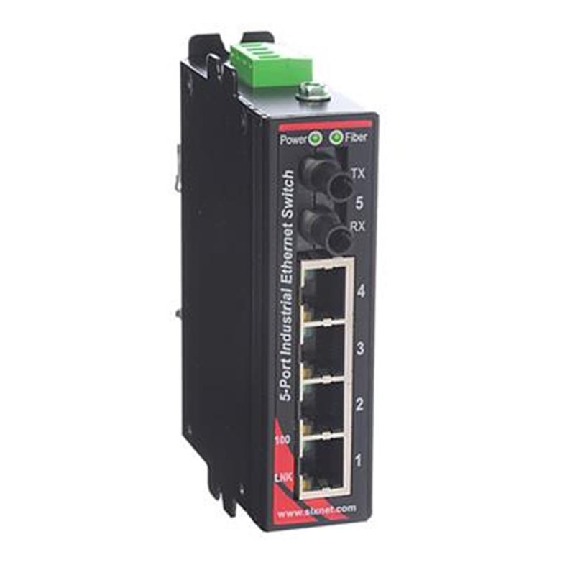 Switch non géré 5p 4xRJ45 10/100, 1xFIBRE s.mode ST, 20 km, métal Switch non géré 5p 4xRJ45 10/100, 1xFIBRE s.mode ST, 20 km, métal-Lire la description