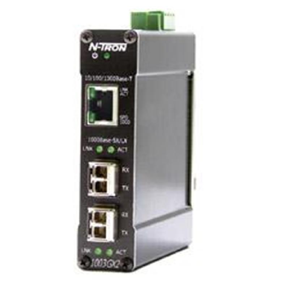 Switch non géré 3p 1xRJ45 G.Bit, 2x1000BaseSX/LX SFP (Mini-GBIC)-Lire la description