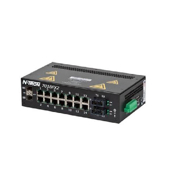 Switch géré 18p 14xRJ45 10/100, 2xFIBRE m.m. SC 2 km, 2xSFP G.bit-Lire la description