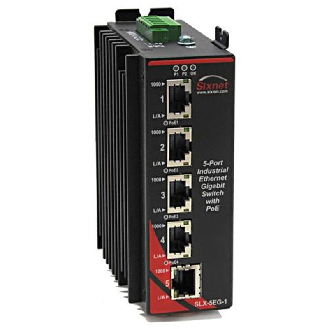 Switch non géré 5p 4xRJ45 Gigabit PoE, 1xFIBRE SFP Gigabit-Lire la description