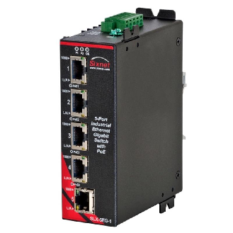 Switch non géré 5p 4xRJ45 Gigabit PoE, 1xFIBRE SFP Gigabit-Lire la description